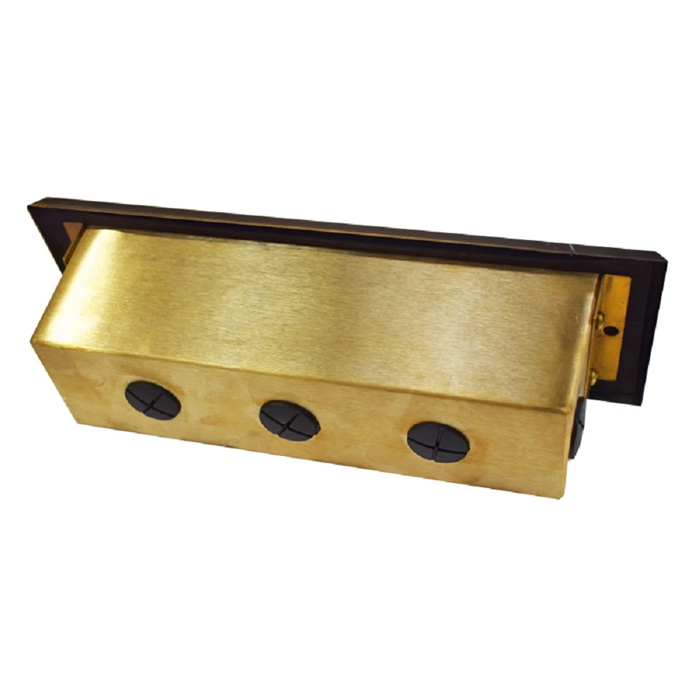 Charleston Brass Brick Light – Frosted Glass Front - 12v IP44 - Image 9