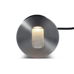 Manzi Outdoor Step And Brick Light - Warm White 3000k 240v Stainless Steel IP65 54 Lumens 3w