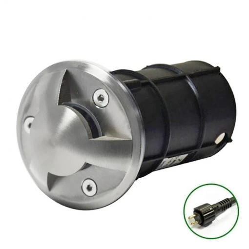 Trimina - 304 Stainless Steel 12v MR11 Plug & Play IP67 3 Window Multi Recessed Light With 68mm Bezel - Image 4