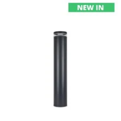 Westerham - 10w Asymmetrical Commercial Bollard Graphite Grey Aluminium 950mm Tall IP65 240v IK10 - Options Available