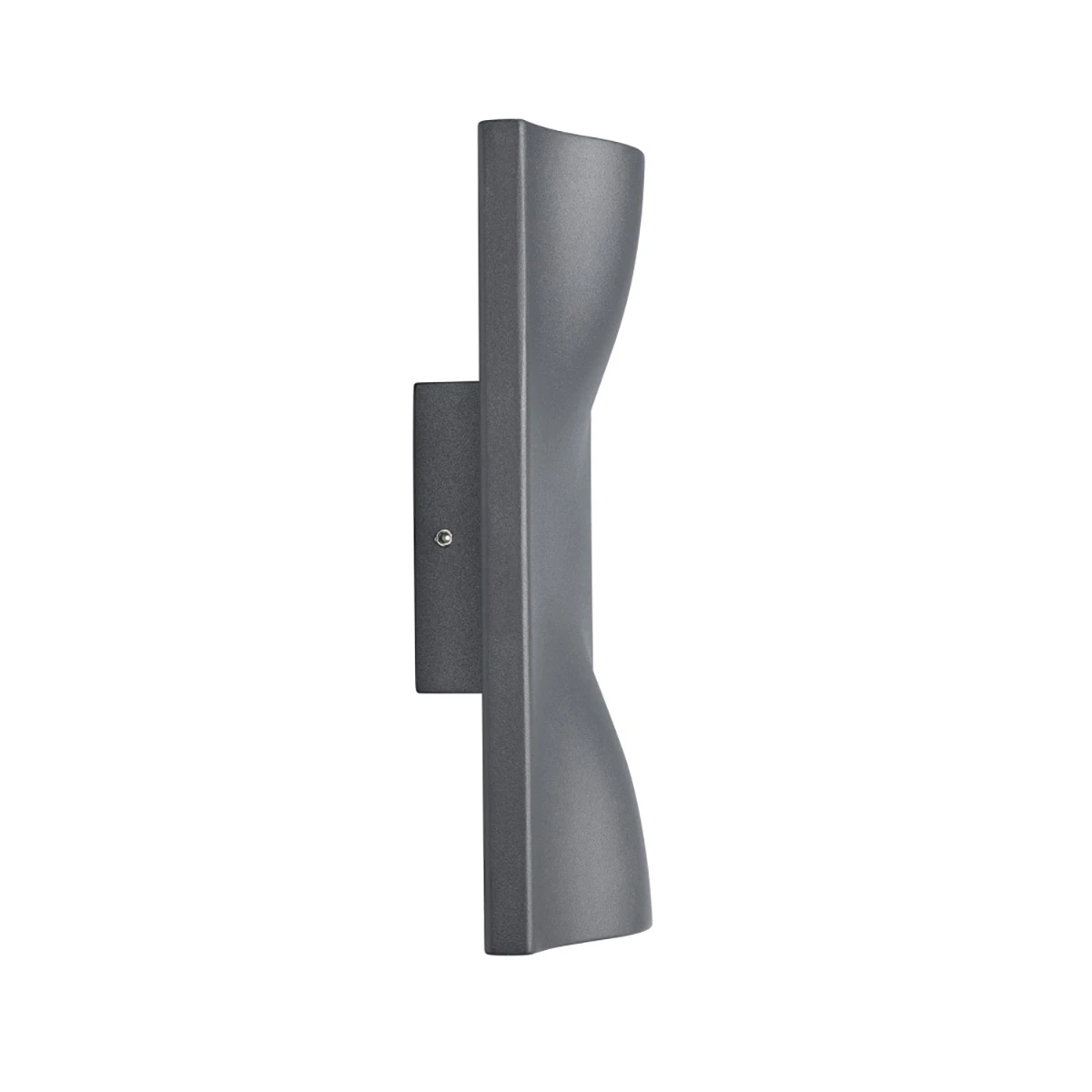 Cyclone 240v - Outdoor Wall Light Graphite Grey Powder Coated Aluminium 2 X 7w 3000k IP54 Up And Down Wall Light - Image 4