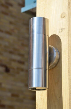 Hilospot Outdoor Up & Down Wall Light - 240v - 316 Stainless Steel - 2 X GU10 IP65