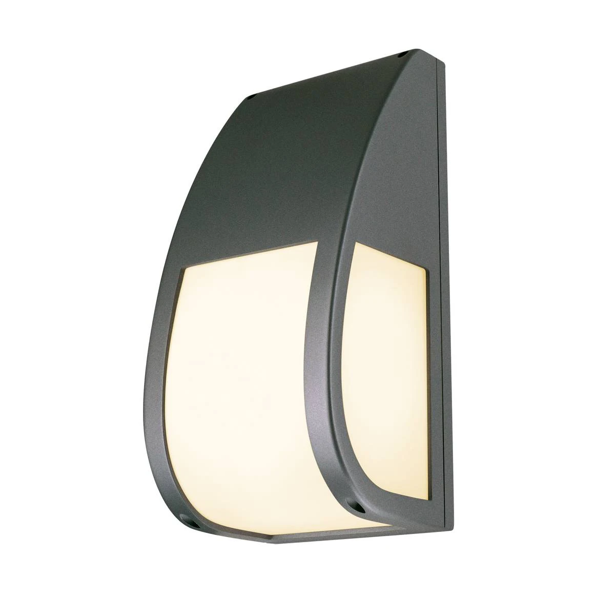 Keras - 240v - Outdoor Wall Light Contemporary Style - Anthracite Powder Coated Aluminium IP54 E27 Max 25w