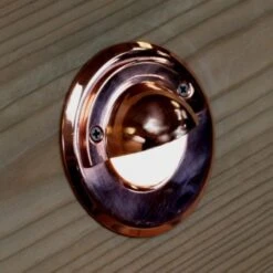 Navigator Eye,12v, 1w Led Step Light, Copper, Warm White, IP65