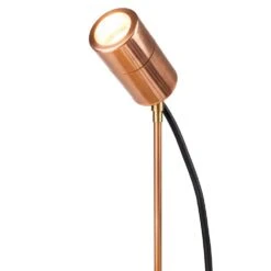 Compact Spike - 240v - Copper IP65 GU10 - Spotlight