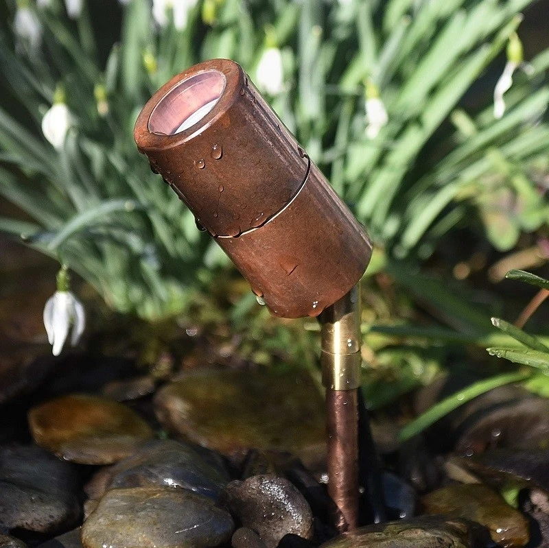 Microspot Spike - 12v - Copper IP65 MR11 - Spotlight - Image 2