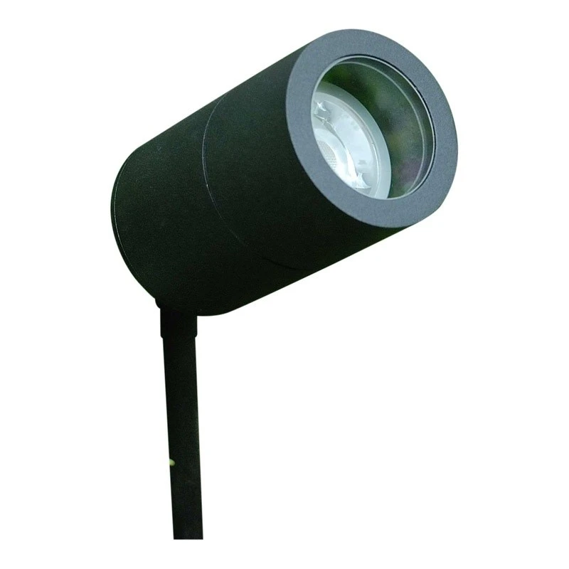 Compact Black Powder Coated 240v - Aluminium IP65 GU10 Spike Spotlight - Image 6