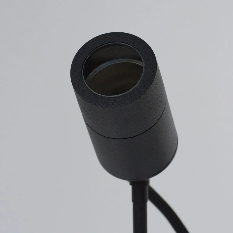 Compact Black Powder Coated 240v - Aluminium IP65 GU10 Spike Spotlight - Image 7