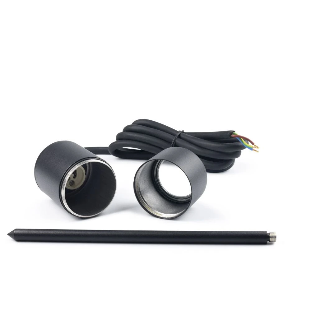 Compact Black Powder Coated 240v - Aluminium IP65 GU10 Spike Spotlight - Image 14