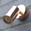 Microspot 12v - Outdoor Adjustable Wall Light Copper IP65 MR11