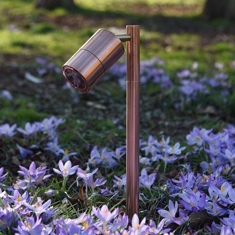 Pole Spot Solo - 12v - Copper IP65 MR16 Spike Spotlight - Choice Of 4 Colour Finishes - Image 4