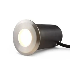 Smoothie - Outdoor Recessed Light - 12v - 316 Stainless Steel Bezel & Aluminium Body MR16 IP65 Recessed Uplight