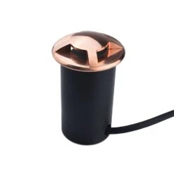 Waymarker 360 - Outdoor Recessed Light - 12v Copper Bezel & Aluminium Body - 360 Degree IP65 MR16