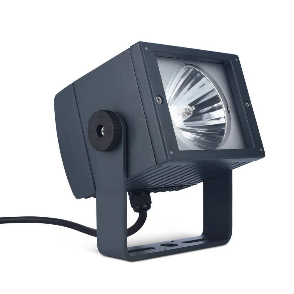 Apollo - 240v - Dark Grey Aluminium IP65 35w Metal Halide 36 Degree Beam Angle Surface Or Spike Mounted Spotlight - Image 3