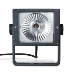 Apollo - 240v - Dark Grey Aluminium IP65 35w Metal Halide 36 Degree Beam Angle Surface Or Spike Mounted Spotlight