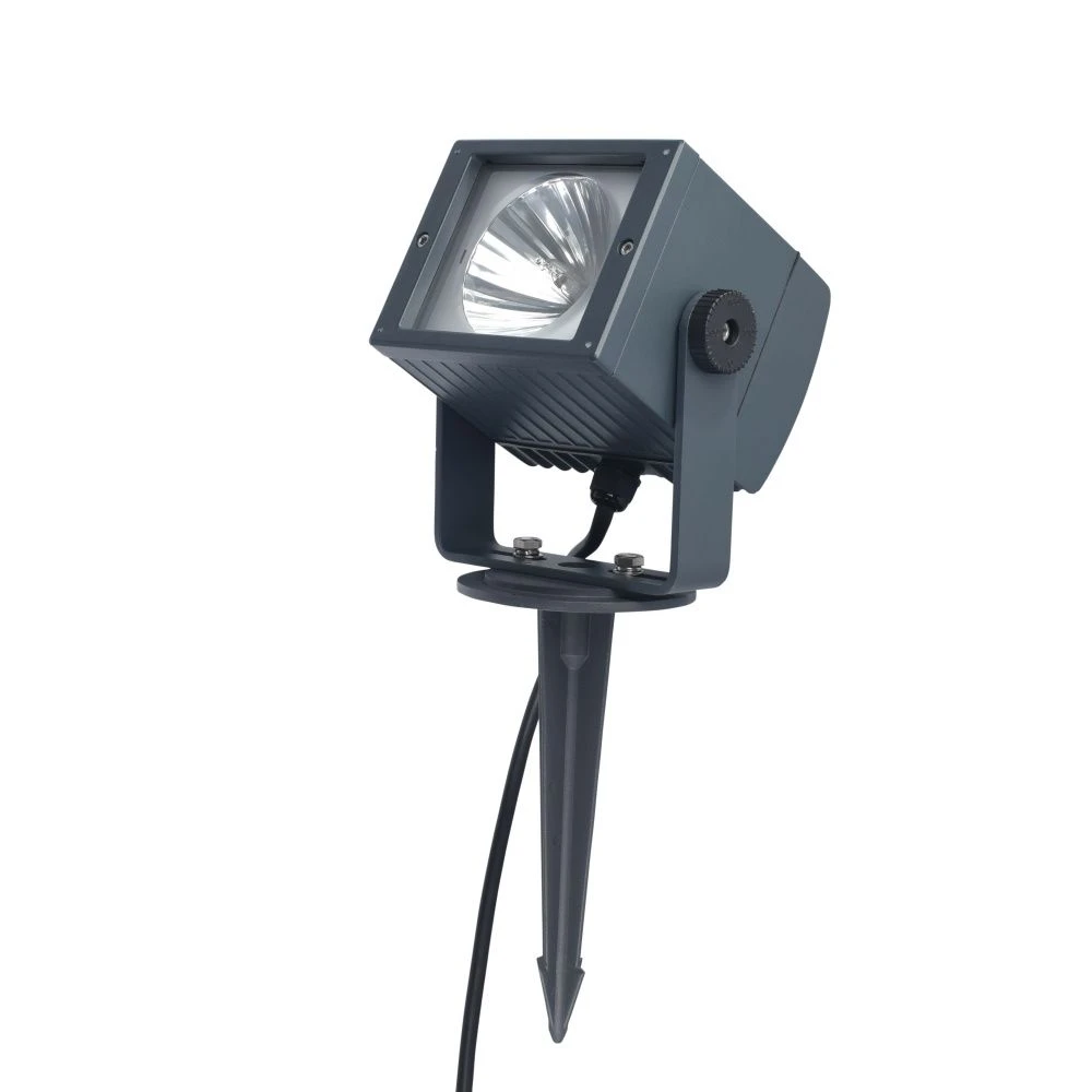 Apollo - 240v - Dark Grey Aluminium IP65 35w Metal Halide 36 Degree Beam Angle Surface Or Spike Mounted Spotlight - Image 9