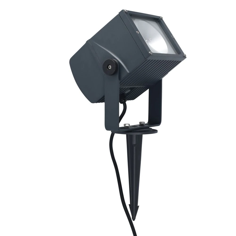 Apollo - 240v - Dark Grey Aluminium IP65 70w Metal Halide 60 Degree Beam Angle Surface Or Spike Mounted Spotlight - Image 13
