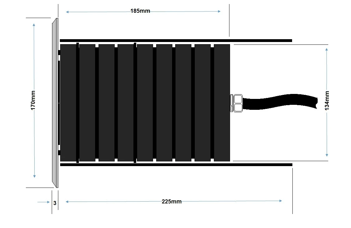 Spartan - 316 Stainless Steel 240v IP67 26w 22 Degree Tilt 36 Degree Beam Angle Recessed Light 3000k 2250 Lumens - Image 3