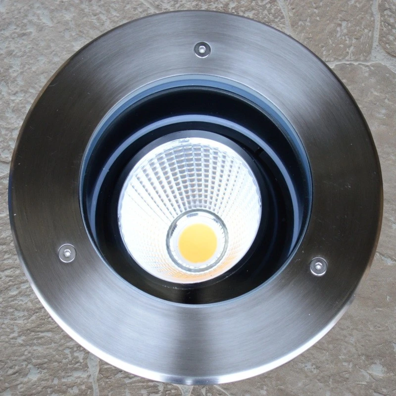 Spartan - 316 Stainless Steel 240v IP67 26w 22 Degree Tilt 36 Degree Beam Angle Recessed Light 3000k 2250 Lumens