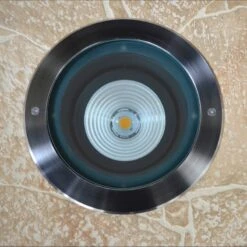 Delphi - 240v - 316 Stainless Steel 44w 3000k 5200 Lumens IP67 20 Degree Tilt Round Recessed Light