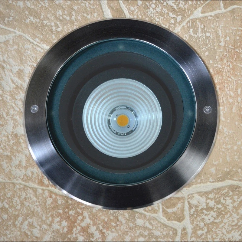 Delphi - 240v - 316 Stainless Steel 44w 3000k 5200 Lumens IP67 20 Degree Tilt Round Recessed Light