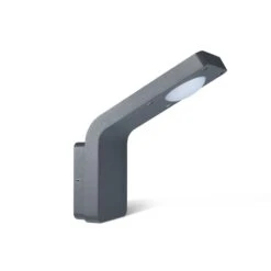 Insika 240v - Outdoor Wall Light Graphite Grey Powder Coated Aluminium Contemporary Style IP54 7w 3000k