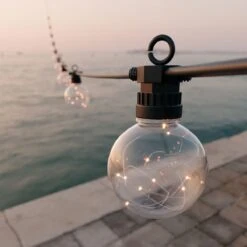 USB Edinburgh Warm White Solar Micro Festoon Lights - Set Of 10 - String 8.95 Length