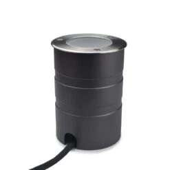 Adjustable Recessed Deck Light Or Patio Uplight - 240v GU10 IP67 Stainless Steel