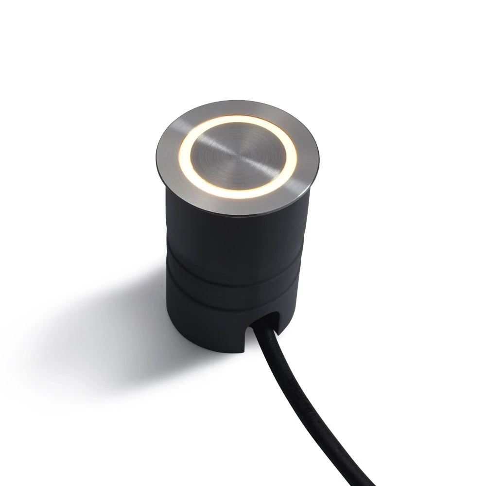 Meridian LED Marker Wall Light 12v/24v DC 2w 12lm 120 Degree 2700K IP67 316 Stainless Steel