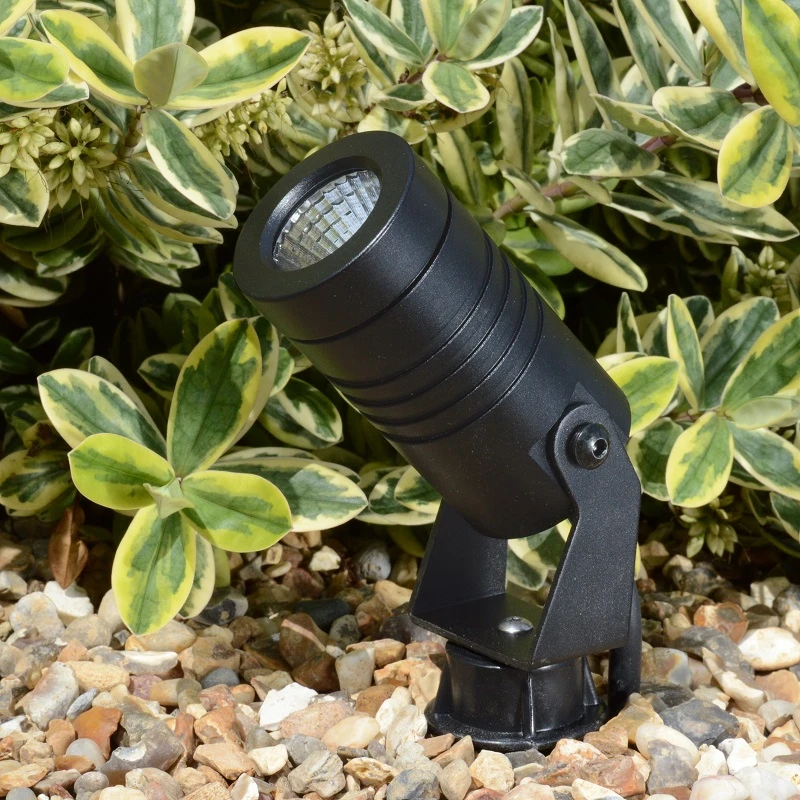 Spike5 - Black 240v IP67 5w 2700k 400 Lumens 38 Degree Beam Angle Spotlight Available In Anthracite - Image 2