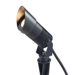 Spike8 Black 12v 8w 2700k 640 Lumens IP67 36 Degree Beam Angle Spotlight Available In Anthracite