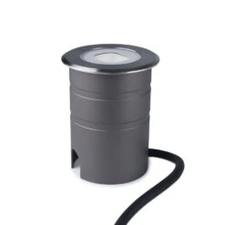 Polus - 316 Stainless Steel - 24v DC Asymmetric LED Recessed Spotlight IP67 9w 2700k 600 Lumens 45 Degree Beam Angle