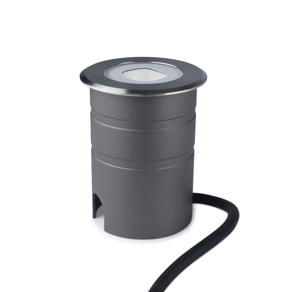 Polus - 316 Stainless Steel - 24v DC Asymmetric LED Recessed Spotlight IP67 9w 2700k 600 Lumens 45 Degree Beam Angle