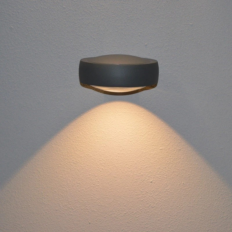 Lumex 240 -Outdoor Wall Light Grey 8w 3000k IP65 689 Lumens 90 Degree Beam Angle - Down Light