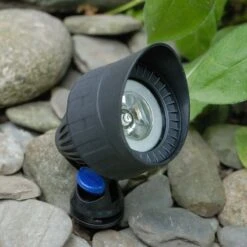 Lunar Black 12v IP68 MR16 Maximum Wattage 3w Underwater Spotlight - Plug & Play