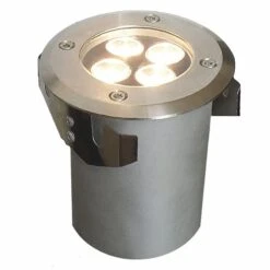 Lumilux - 12v - Plug & Play 316 Stainless Steel 12w 3000k 340 Lumens IP68 30 Degree Beam Fixed Round Recessed Light