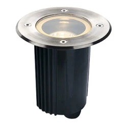 Dasar 80 - 230v GU10 - 316 Stainless Steel Bezel Aluminium Body IP67 30 Degree Tilt Round Recessed Spotlight
