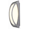 Meridian - 240v - Outdoor Wall Light Contemporary Style - Anthracite Powder Coated Aluminium IP54 E27 Max 25w