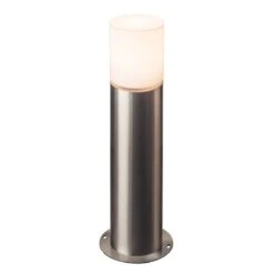 Rox Acryl - 304 Stainless Steel IP44 230v E27 Max 20w 60cm Tall - Surface Or Spike Mounted Bollard - In 3 Heights