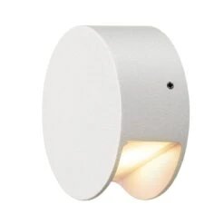 Pema LED - Outdoor Wall Light, 240v White Surface LED 4.7w, 3,000k, 125 Lumens, IP44