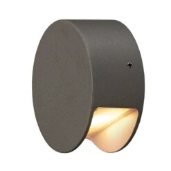 Pema 240v - Outdoor Wall Light Anthracite Surface Mounted LED Fitting 4.7w 3,000k IP44