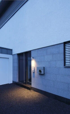 Myra 240v - Adjustable Outdoor Wall Light - Grey Powder Coated Aluminium IP55 GU10