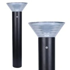 Pro Solar OLYMPIA – 800mm Black Solar Path Light With PIR 6000k