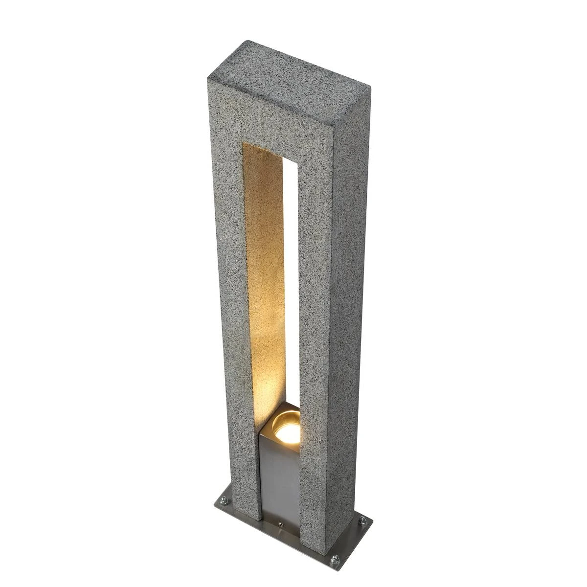 Arrock Arc - Granite IP44 Maximum Wattage 35w GU10 230v 70cm Height - Bollard - Image 2