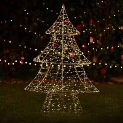 USB Solar Large Christmas Tree 960 LEDs In Dual White Colour Temperatures