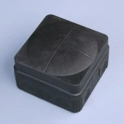 IP66 Junction Box C/w Terminals/ Membrane Entries - Black - 75 X 75 X 50mm