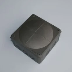 IP66 Junction Box C/w Terminals/ 20/25/32mm Entries - Black - 140 X 140 X 80mm