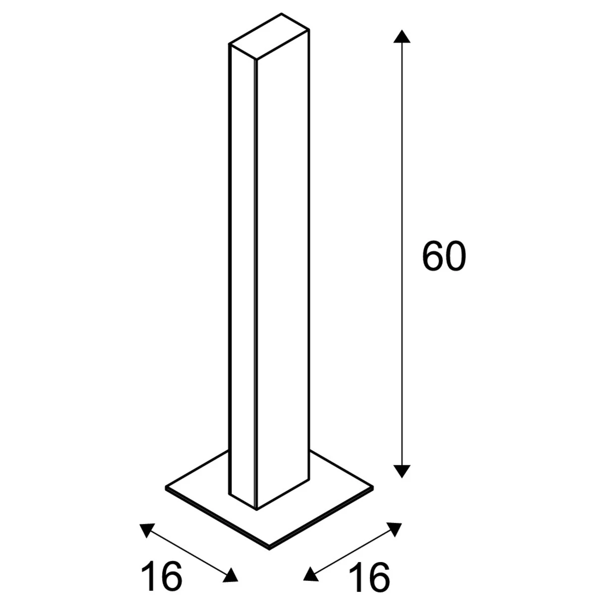 H-Pol Twin - Anthracite IP55 35w 3000k 220-240v 1400 Lumens 66cm Height - Two Sided Path Light - 2 Heights - Image 5