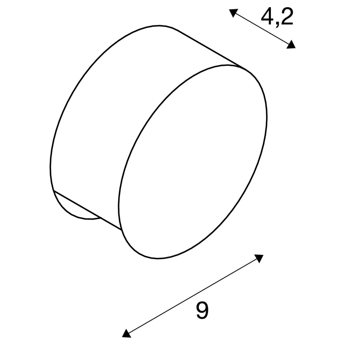 Pema LED - Outdoor Wall Light, 240v White Surface LED 4.7w, 3,000k, 125 Lumens, IP44 - Image 4