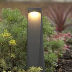 Vortex - Graphite Grey IP65 7w 3000k 240v 262 Lumens 400mm Height - Surface Or Spike Mounted Bollard Light